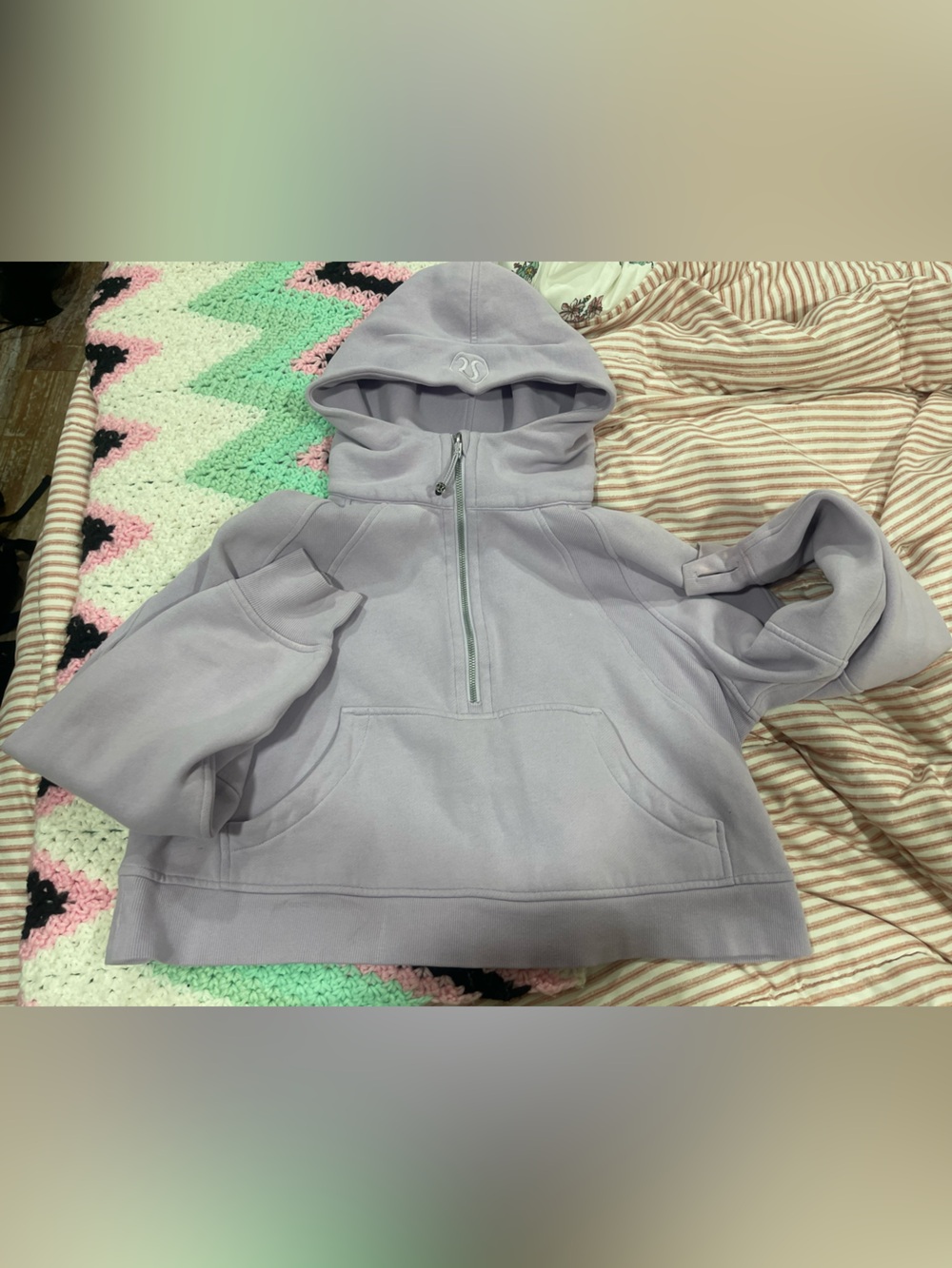 lululemon athletica Lavender Half-Zip Hoodie